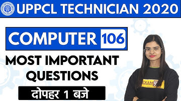 UPPCL TECHNICIAN || COMPUTER || By Preeti Ma