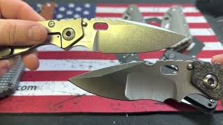 Strider Custom Knives Vs Production