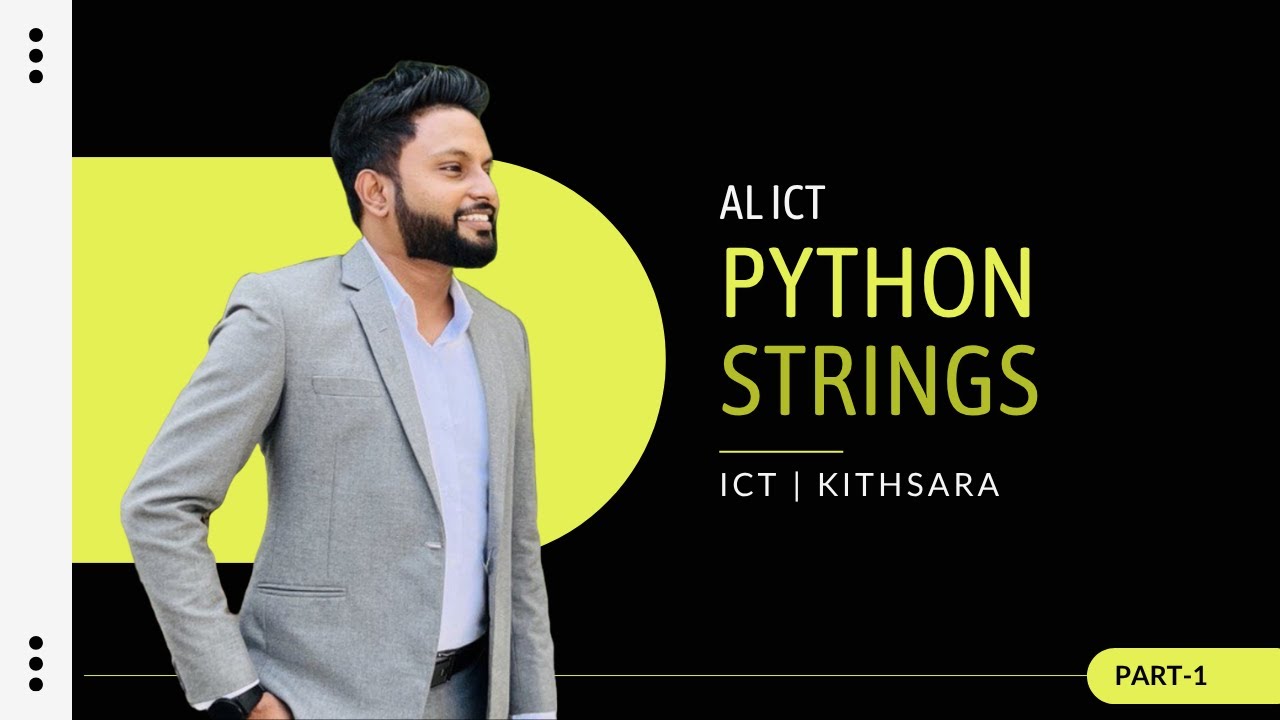 AL ICT Python - Strings - YouTube
