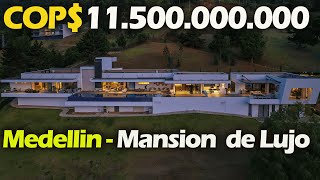 La MANSION mas INCREIBLE,   imponente y exclusiva de  Medellin //  $11.500millones