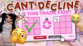 Saying YES to EVER TRADE on Adopt Me *insane losses* 😭