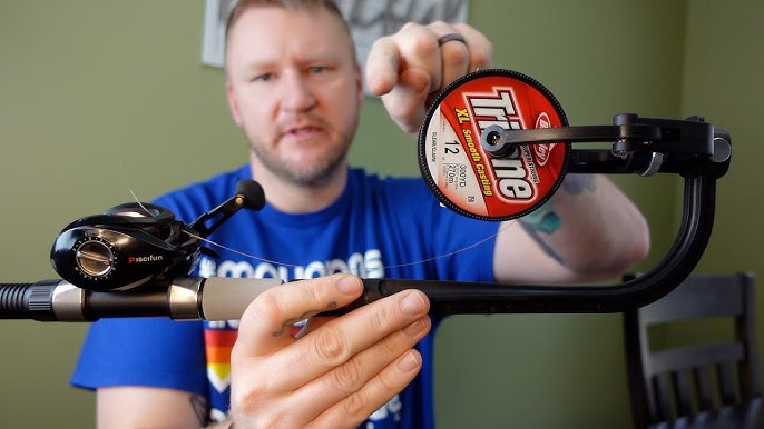 How to Spool ANY Fishing Reel Using a Portable Line Spooler Winder  Tensioner