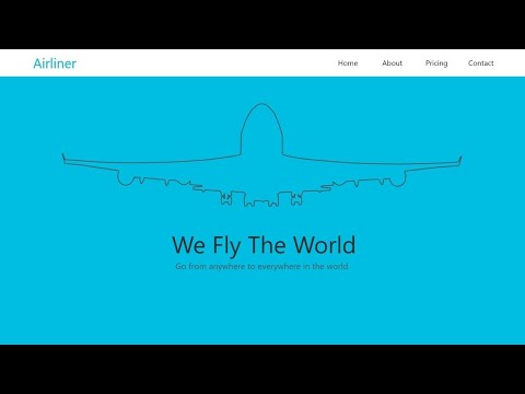 Airline Landing Page | Speed Coding