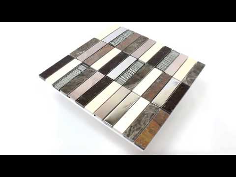 Video: Braunes Mosaik Im Innenraum: Beige Fliesen Mit Gold, 5x5 Cm Optionen, Gestaltungsbeispiele