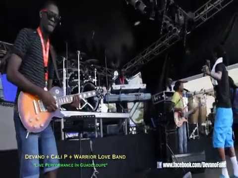 Devano performing In Guadeloupe