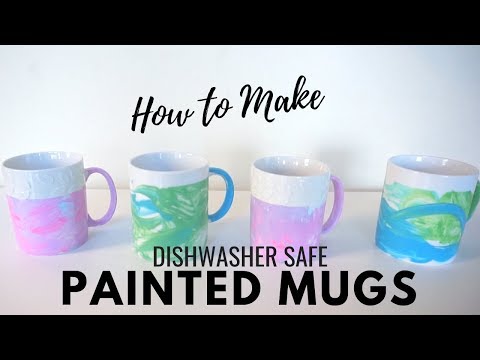 DIY PAINTED MUGS | Easy Customized Gifts