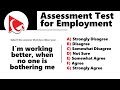 How to pass an assessment test for employment