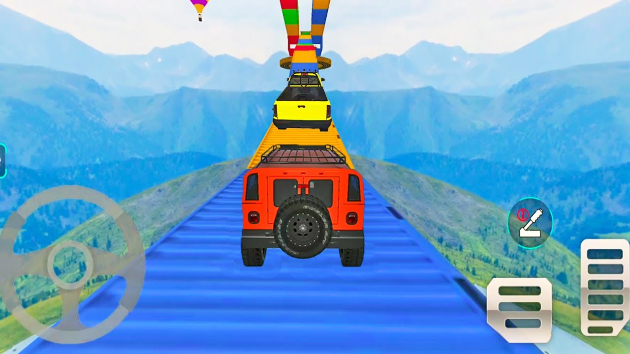 4X4 Pickup Jeep Uphill Stunt Driving Game - Uphill Jeep Racing Game - Jeep Drive Game 3D