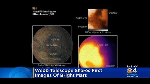 James Webb Telescope Shares First Images Of Mars