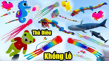 Thả Diều Khổng Lồ 2025 , Diều Bạch Tuột , Diều Cá Mập tại Lễ Hội Diều bãi biển Đà Nẵng #thadieu