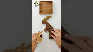 TANGRAM - Wooden Classic Game - Difficulty 2/6 - Euclid Series - Overview screenshot 5