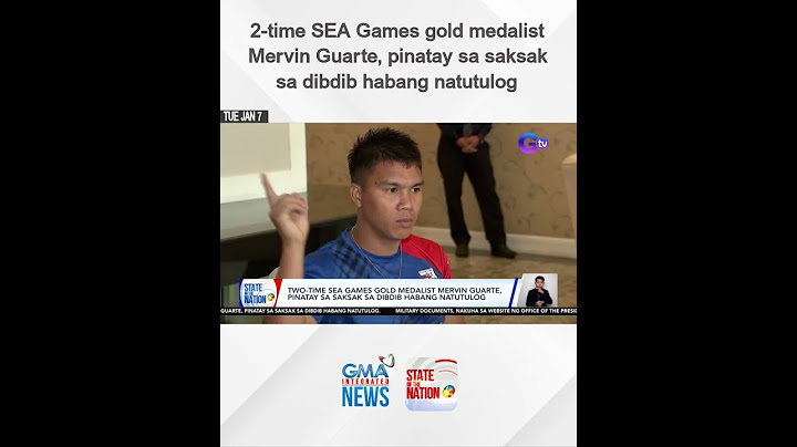 2-time SEA Games gold medalist Mervin Guarte, pinatay sa saksak sa dibdib habang natutulog | SONA