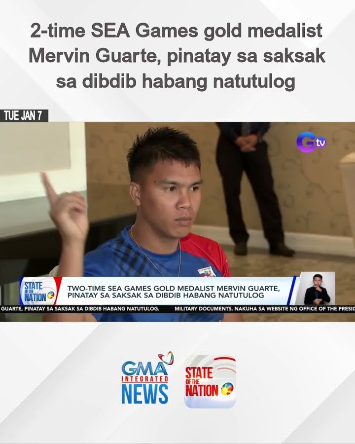 2-time SEA Games gold medalist Mervin Guarte, pinatay sa saksak sa dibdib habang natutulog | SONA