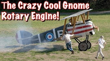 Sopwith Camel Gnǒme Rotary Engine Startup, Run and Taxi. WWl aircraft at the Rhinebeck Aerodrome.