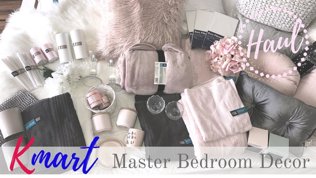 HAUL | Kmart Master Bedroom Decor Haul - YouTube