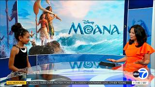 Bay Area’s 11-year-old 'Moana' star Amaya Masoli speaks to ABC7 as blockbuster drops