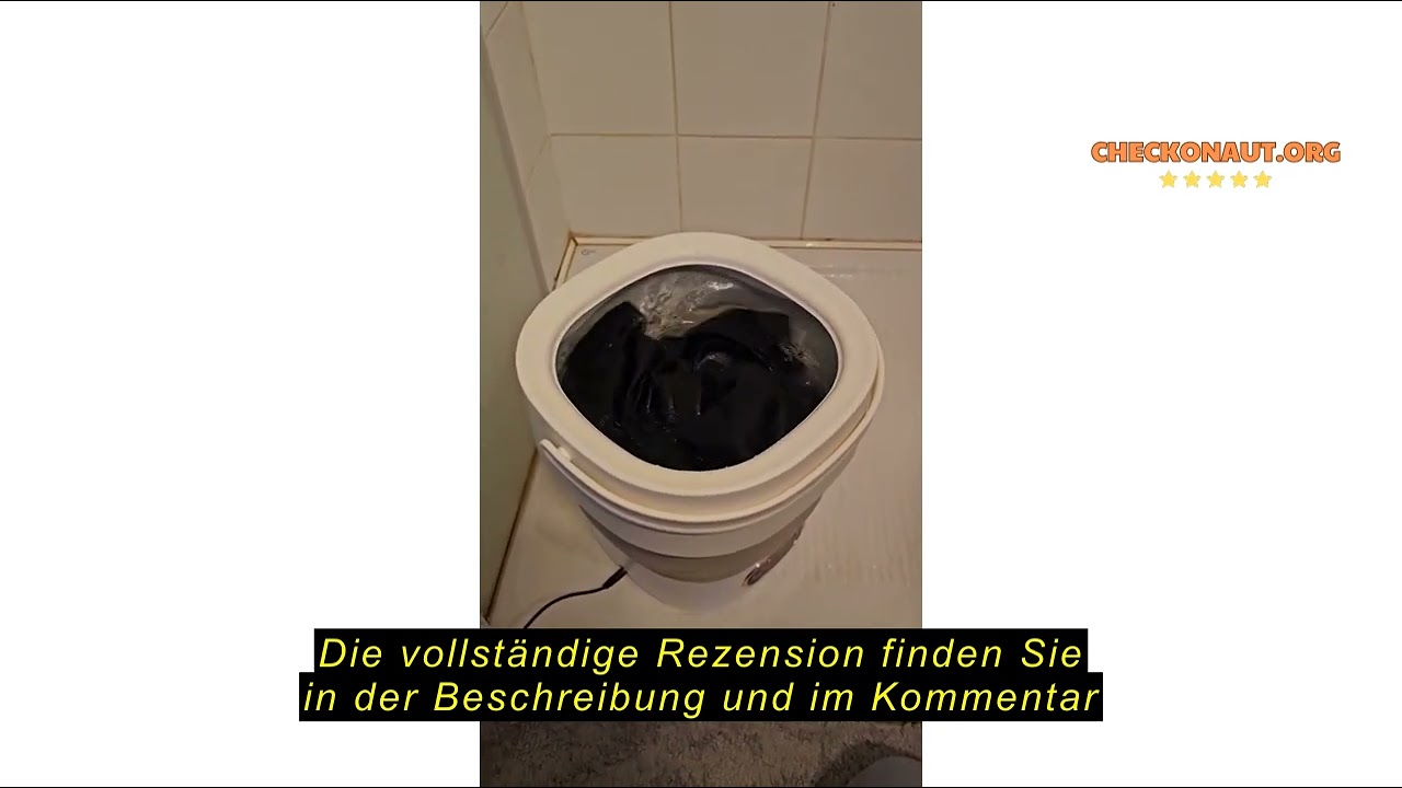 Produktbewertung: SuLiao Mobile Washing Machine, 18 L, 2.3 kg, 2-in-1 Mini Washing Machine with Spin