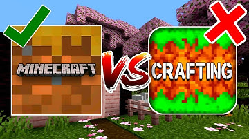 Minecraft TRIAL 1.20 VS Crafting and Building 1.20 - Game Comparison