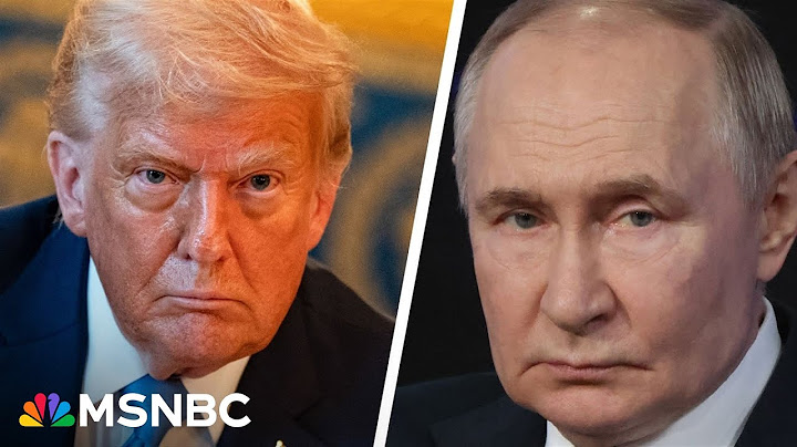 Trump TURNS on Putin