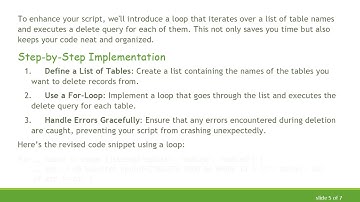 How to Efficiently Delete Records from Multiple Tables in MySQL