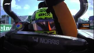 Lando Norris First Win Radio Message | Miami Grand Prix