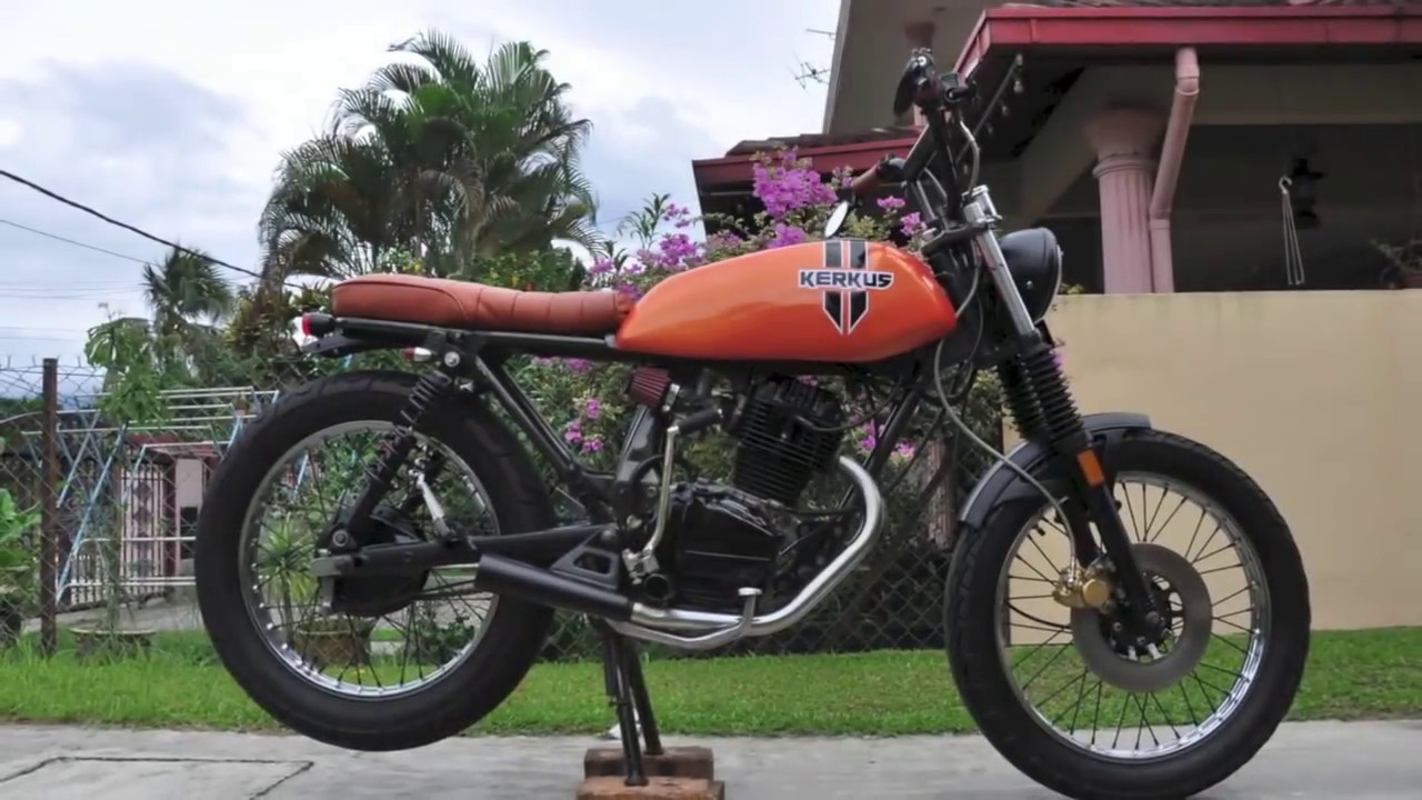 Honda Hawk Street Tracker Build By KerkuS CycleS Malaysia YouTube