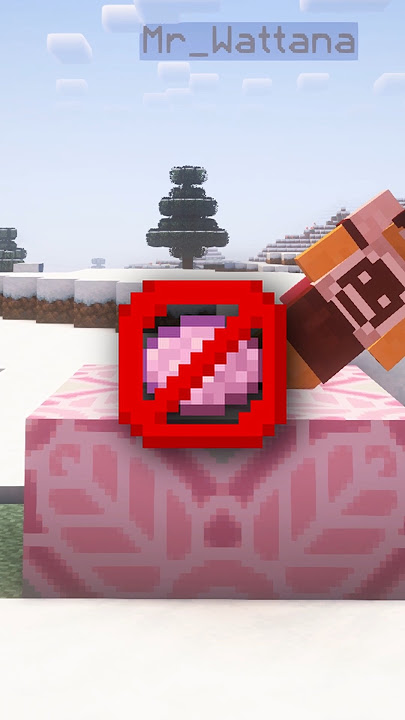 ผมจะเล่นมายคราฟโดย ห้ามเห็นสีชมพู