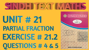 Step-by-Step Guide to Solve Exercise 21.2 Partial Fractions for Class 10 #PARTIALFRACTION  #SMKMATHS