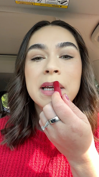 Makeup by Mario MoistureGlow Plumping Lip Serum in Pomegranate Glow 🥰 #redlipstick