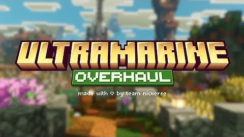 ✅The Best Texture Pack For MCPE 1.21 | Ultramarine Overhaul