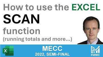 How to use the Excel SCAN function (for running totals and more)