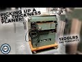 Moving a 1200lb Planer With No Forklift!