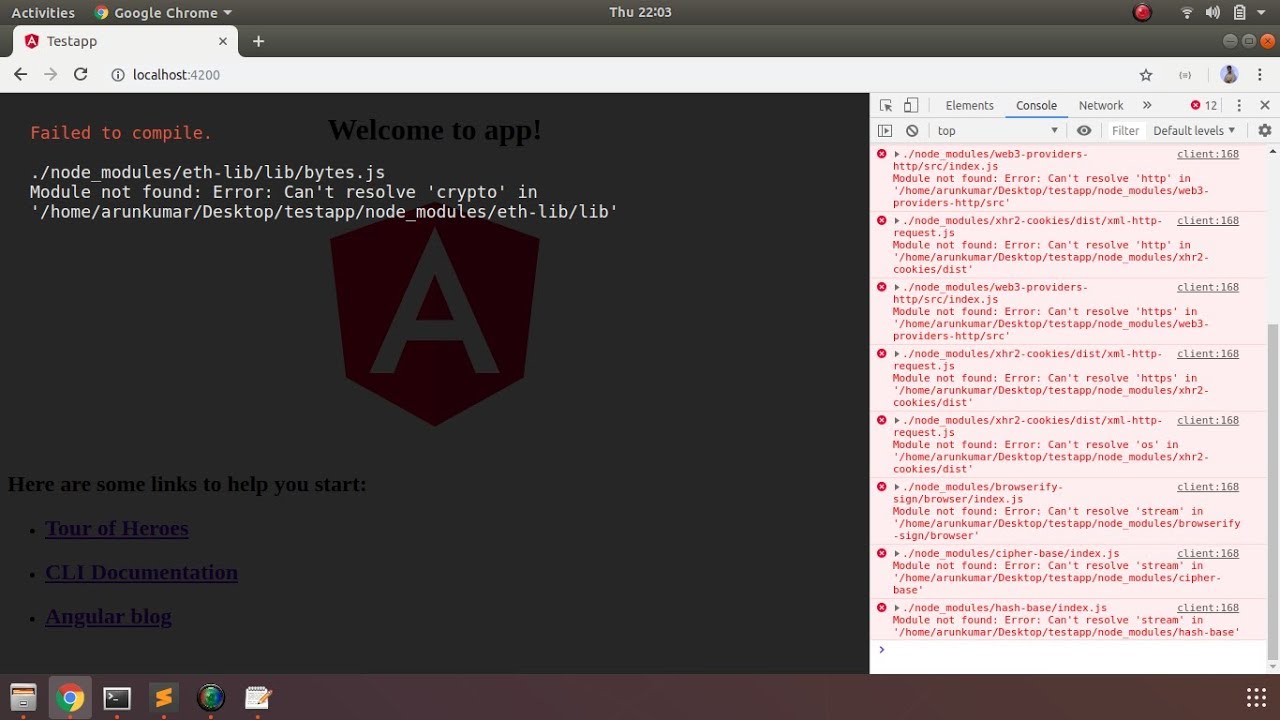 Angular Error: Can't resolve 'stream' and Error: Can't resolve 'crypto' - YouTube Angular Error: Can'T Resolve 'Stream' And Error: Can'T Resolve 'Crypto' - Youtube