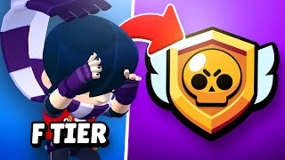 How I Got Masters With ONLY BAD Brawlers!