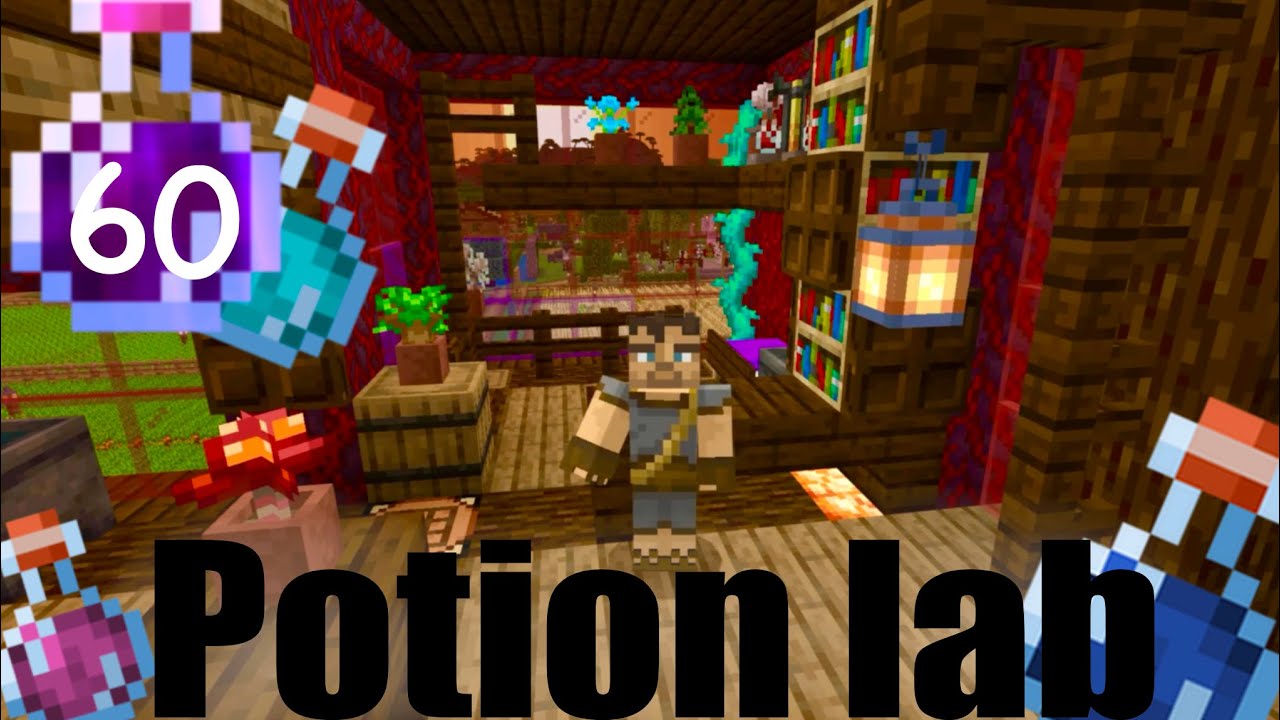 Minecraft Potion Lab Design Het Potion Lab Maken- Let's Play Minecraft - Ep. 60 - YouTube