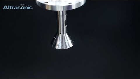 The Atomization Effect Of The 30kHz Ultrasonic Atomizer