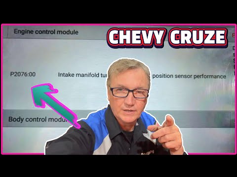 Chevrolet Cruze p2076 Code / Intake Manifold Tuning Valve Position Sensor Performance 1.8 engine