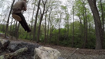 60 foot high single rope custom tree swing