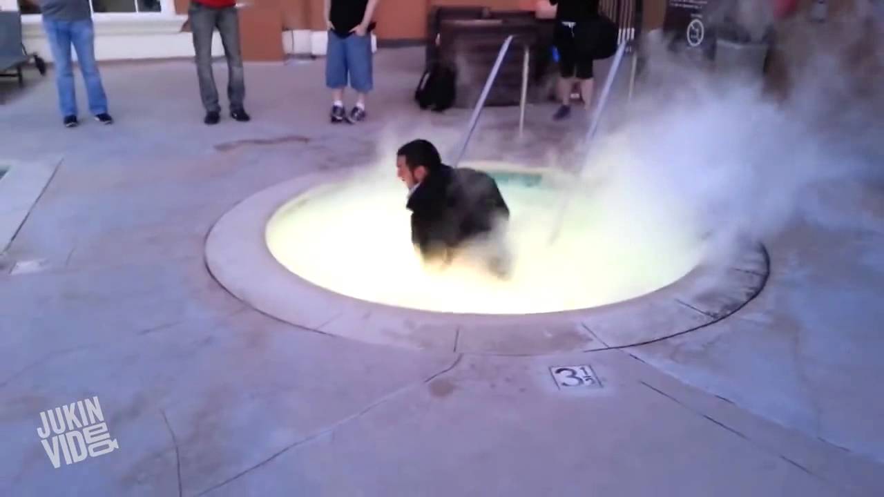 Guy Accidentally Throws His Phone in Pool YouTube