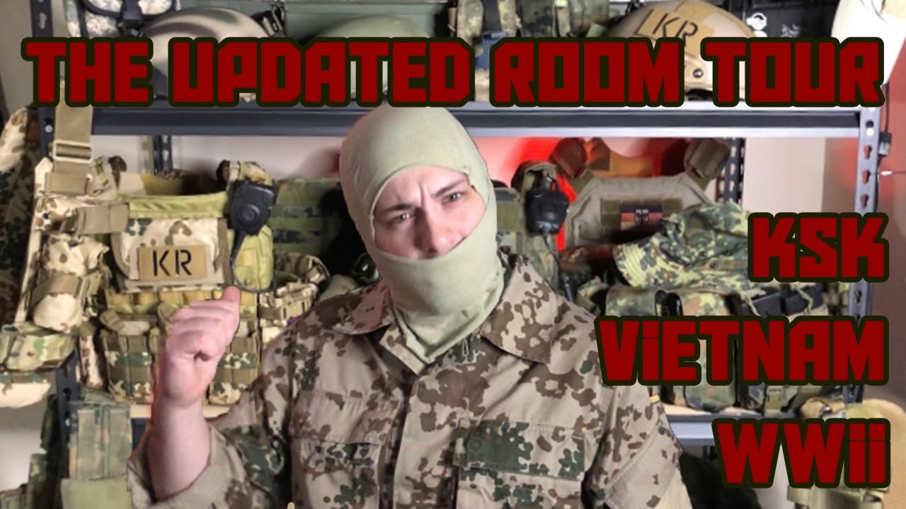 Military Room Tour! KSK, Vietnam War, WWII, USMC, and more!