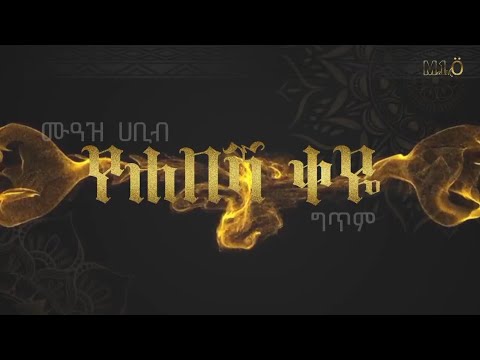  Muaz habib Ye Habesha Qeye lyrics video        