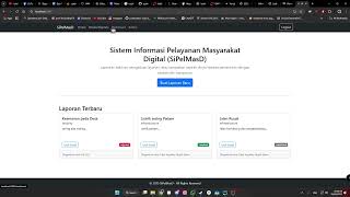 Presentasi Project SiPelMasD Pemrograman Web Lanjut