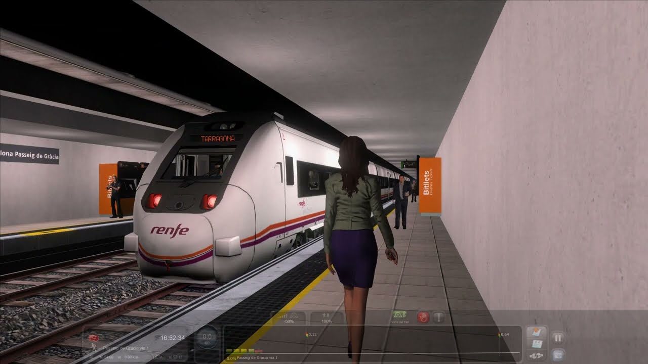 Train Simulator Classic Media Distancia a Tarragona 449 Ruta Cataluña Express