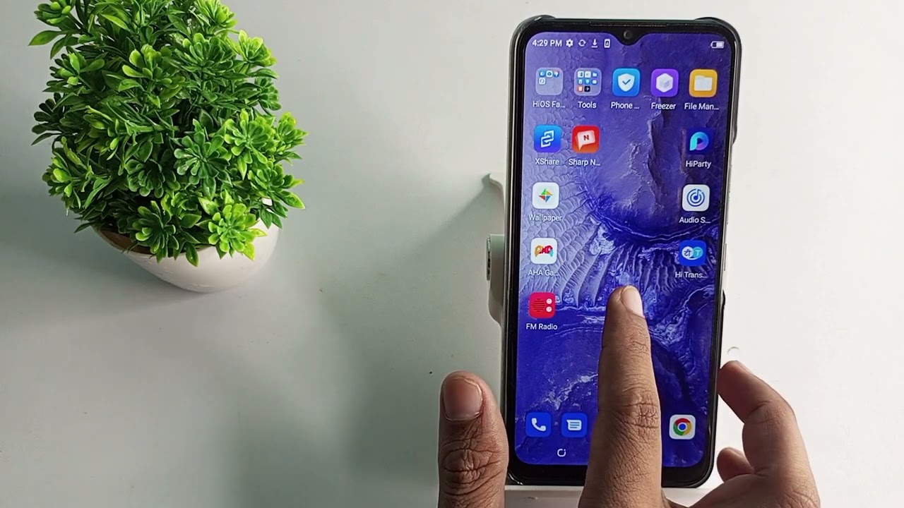 how to hide apps in Tecno Spark 9