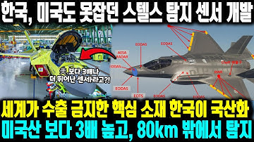"탐지거리는 5배 더 늘어나고 비용은 반으로 줄였다" 한국산 스텔스 탐지 센서 탐지거리 80km, 열신호 오차 ±0.1℃로 세계 최고 성능 확보ㅣ 모든걸 한국 기술로 만들어 버렸다