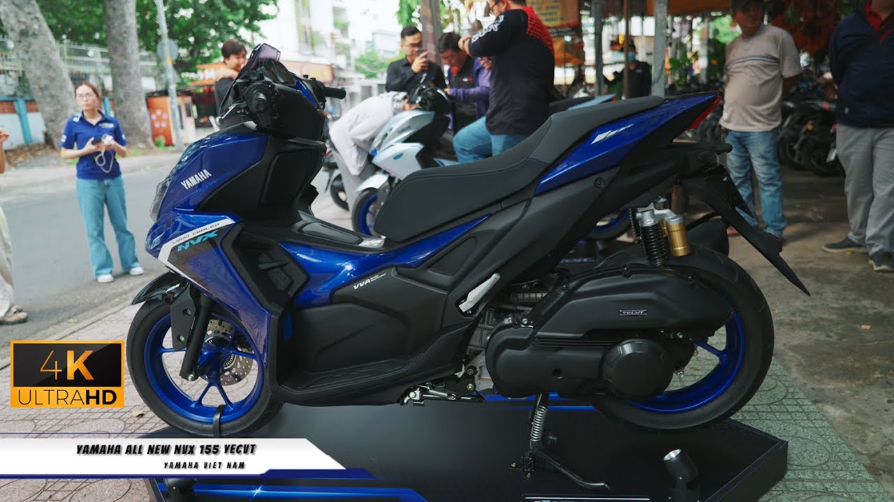 Yamaha NVX 155 V3 YECVT 2025 | Blue GP | Full Specs & Walkaround [4K]