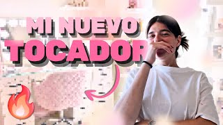 MI NUEVO TOCADOR! MONTANDO Y ORDENANDO TODO MI SKINCARE Y MAKEUP! TENGO MILES DE PRODUCTOS! 🫠😭