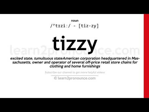 Video: Hvad er definitionen af tizzy?