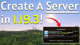Details How To Make a Minecraft 1.19.3 Server Update