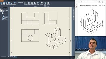 Desenho Técnico Mecânico Corte Total 01 Modelagem e detalhamento INVENTOR